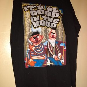 ERNIE AND BERT HEAVY COTTON TEE SHIRT